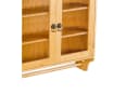 relaxdays Hängeschrank Bambus mit Handtuchhalter und Acrylglastüren Bild 5
