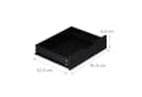 relaxdays Rollcontainer Industrial-Schwarz mit 5 Schubladen Bild 5