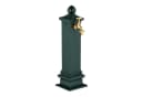relaxdays Gartenbrunnen Standbrunnen antik grün gold Bild 2