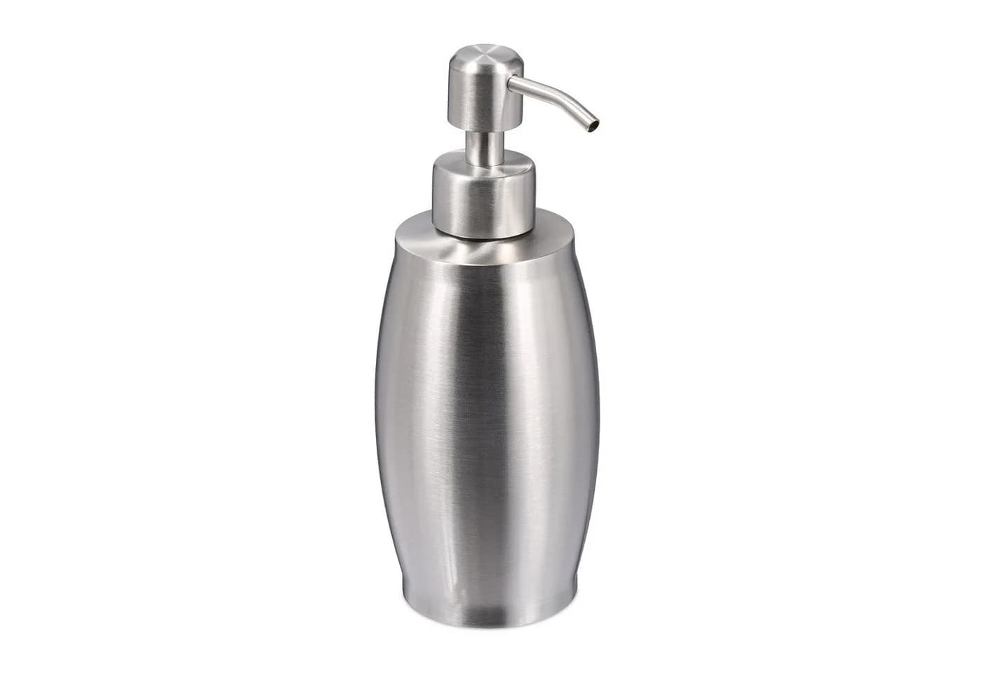 relaxdays Seifenspender Edelstahl 350 ml Silber - Bild 2