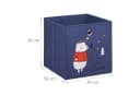 relaxdays Faltbox Kinder Aufbewahrungsboxen 4er Set Bunt Bild 4