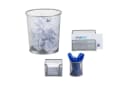relaxdays Schreibtisch Organizer Set 4-teilig Silber Metall Bild 2