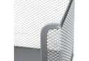 relaxdays Schreibtisch Organizer Set 4-teilig Silber Metall Bild 4