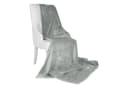Beautissu Wohndecke Aurelia Kuscheldecke Hellgrau Microfaser Bild 1