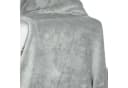 Beautissu Wohndecke Aurelia Kuscheldecke Hellgrau Microfaser Bild 3