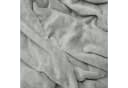 Beautissu Wohndecke Aurelia Kuscheldecke Hellgrau Microfaser Bild 5