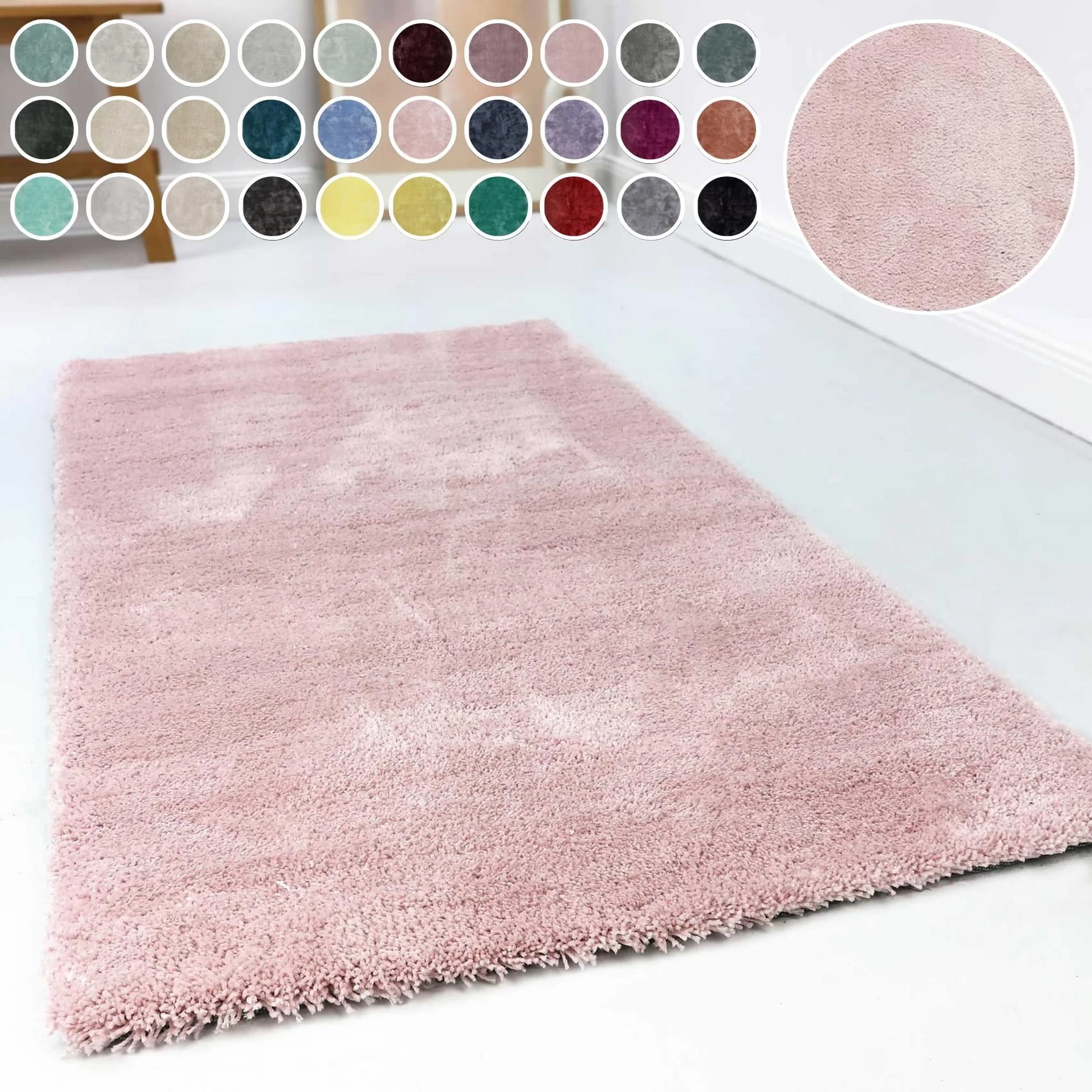Hochflor-Teppich ESPRIT Relaxx ESP-4150 Rosa