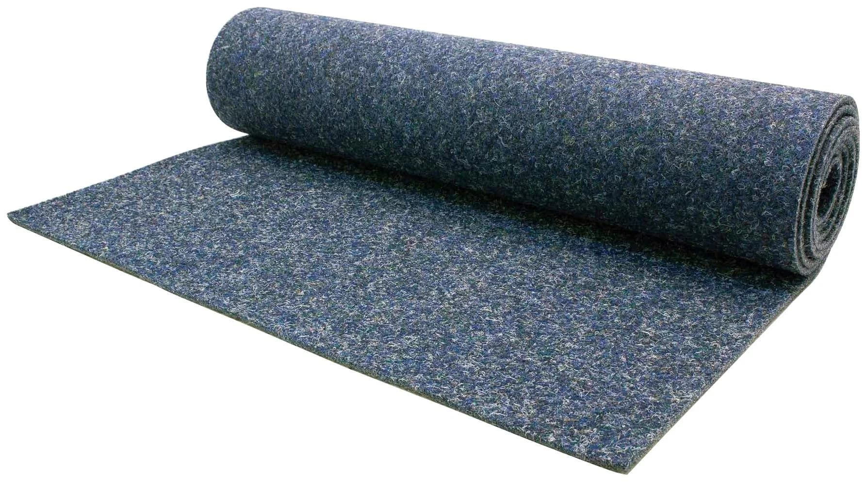 Nadelvliesteppich MERLIN Blau 200x400cm Polypropylen Robust