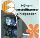 GarPet Gartenschrank Wetterfest Grau Kunststoff 68x37x84 cm Bild 3