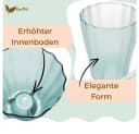 GarPet Orchideentopf 4er Set Transparent Glas Übertopf Bild 4