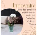 GarPet Orchideentopf 4er Set Transparent Glas Übertopf Bild 5