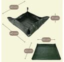GarPet Pflanztisch 2er Set Pflanzen Umtopfmatte Wasserdicht Grün Faltbar Bild 1