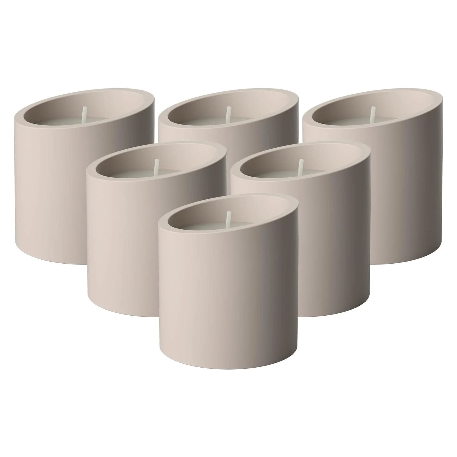 Villeroy & Boch Duftkerze Energy New Moon Home 6er Set Beige