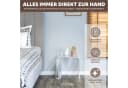 eluno Beistelltisch 2in1 Acryl Transparent mit Magazinhalter Bild 3