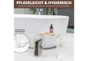 eluno Beistelltisch 2in1 Acryl Transparent mit Magazinhalter Bild 4