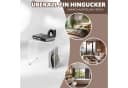eluno Beistelltisch 2in1 Acryl Transparent mit Magazinhalter Bild 5