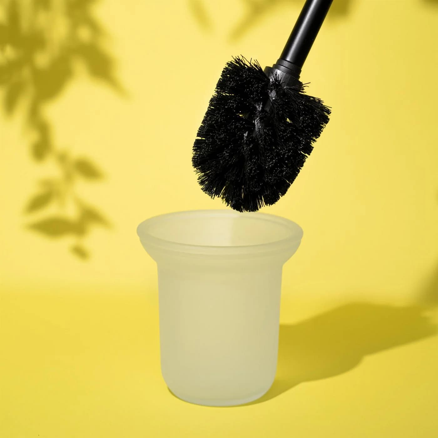 eluno Ersatzglas WC-Garnitur satiniert milchig Toilettenbürste - Bild 4