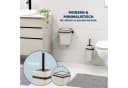 bremermann Badaccessoire-Set 2tlg. SAVONA Softtouch Beige/Schwarz Bild 1