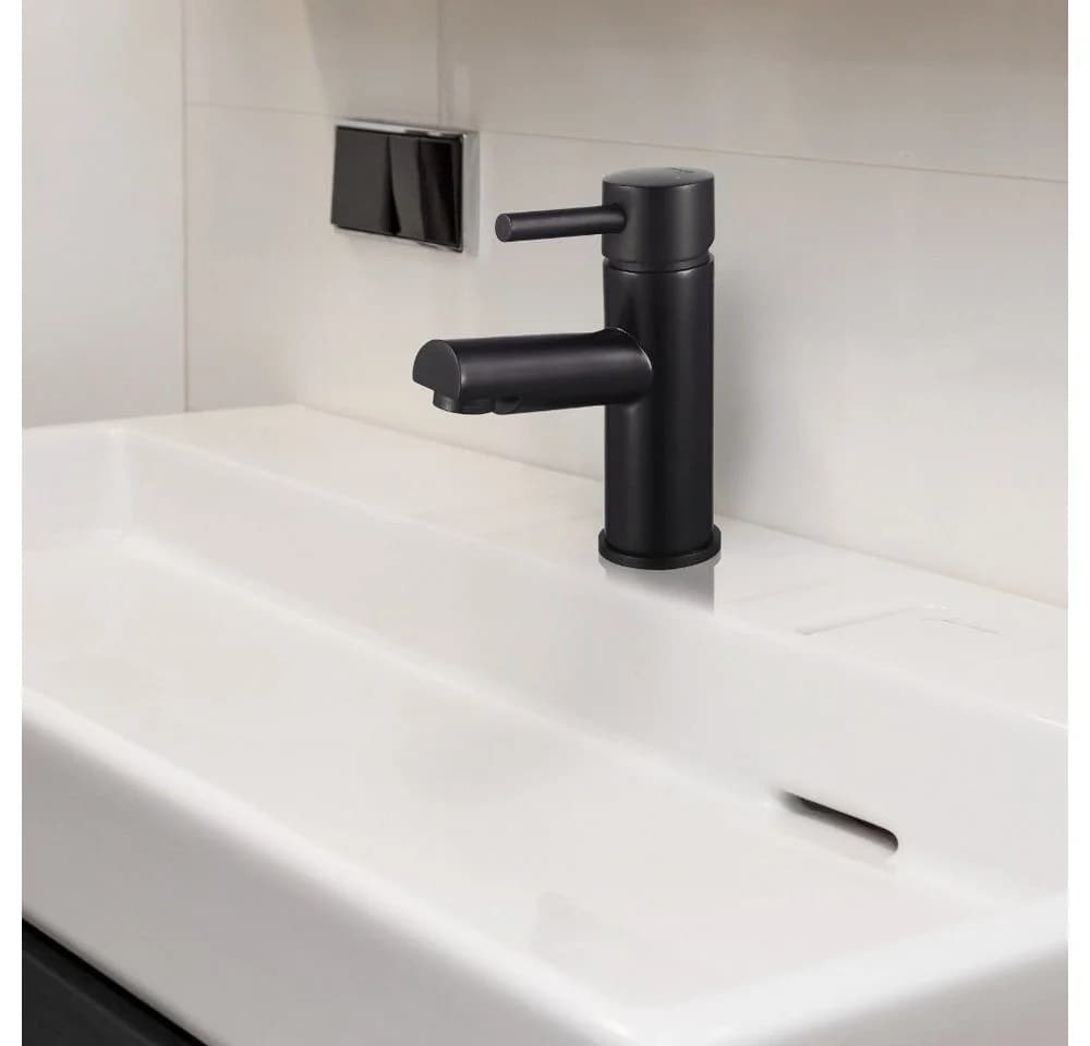 HOME DELUXE Waschtischarmatur FLOWY Chrome Messing Badarmatur