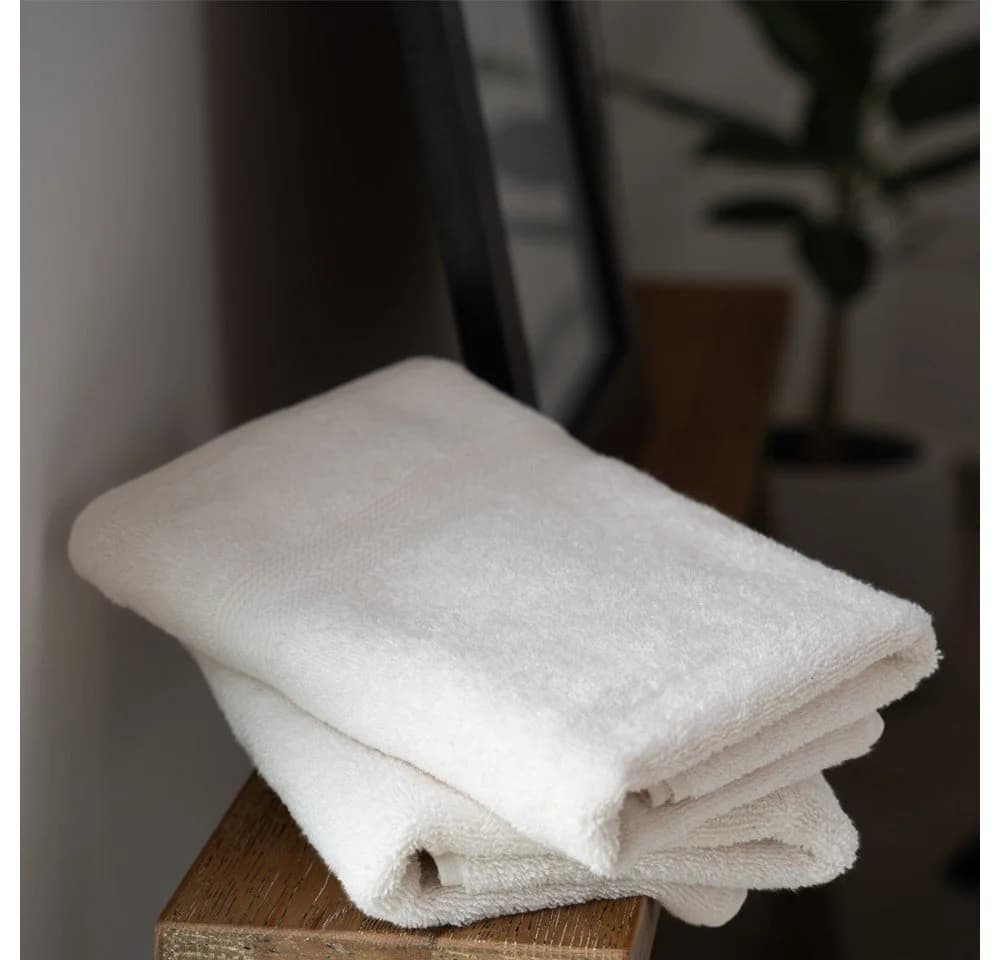 HOME DELUXE Handtuch Set 6-tlg. Baumwolle Beige/Grau/Blau - Bild 5