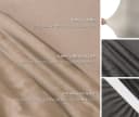 Beautex Stuhlhusse Eva Lang Samt Stretch Husse Beige Bild 3