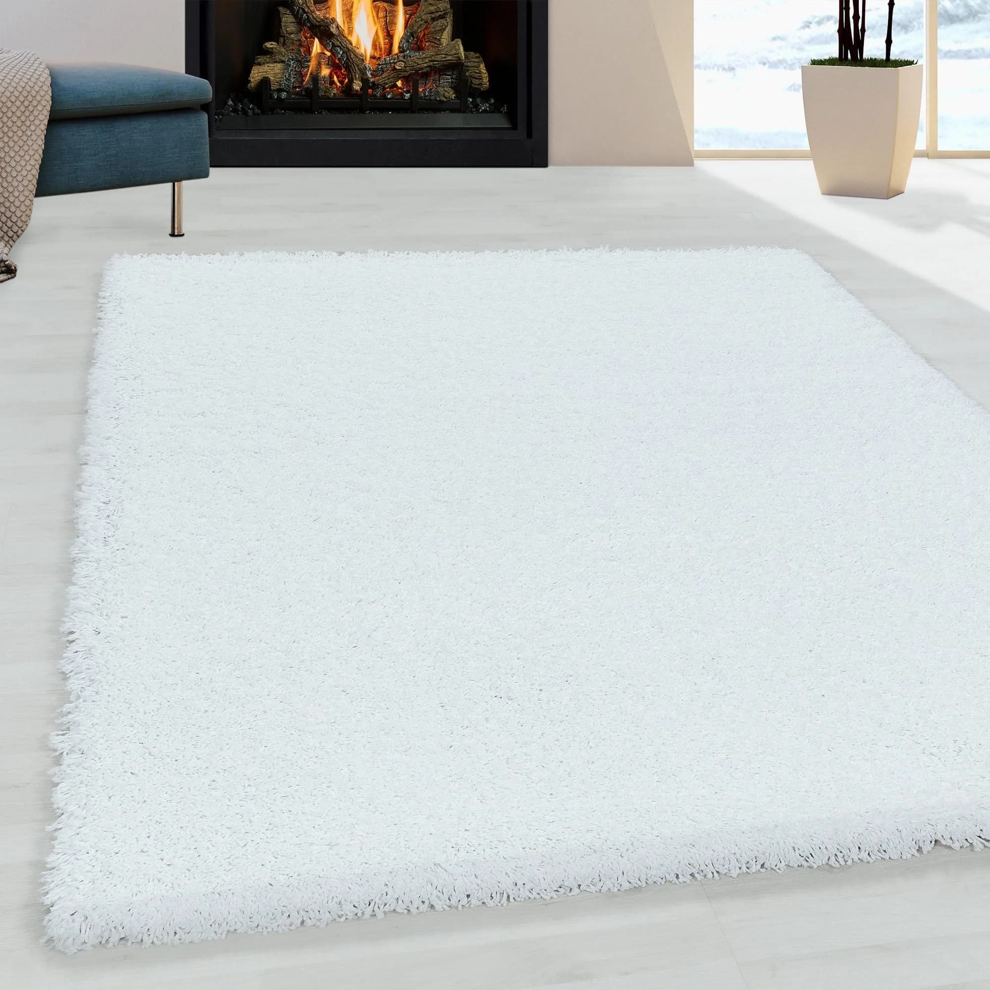 Ayyildiz Teppiche Sydney 3000 Hochflor-Teppich Weiß Shaggy - Bild 2