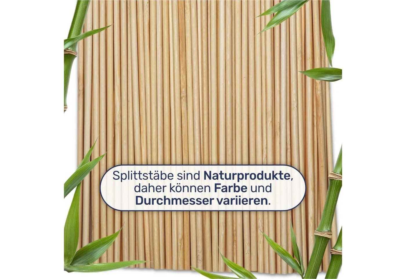 Gravidus Bambus Splittstäbe 40 cm – 200 St. Pflanzstäbe Rankhilfe - Bild 5