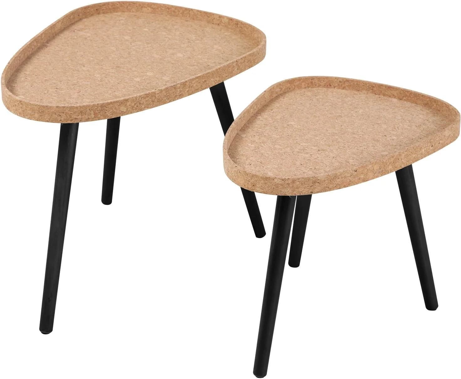 Beistelltisch INOSIGN, beige, MDF mit Kork, Pinie