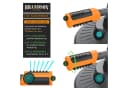 Brandson Rasensprenger 360° Kreisregner 3 Arm Kunststoff Orange Grau Bild 4