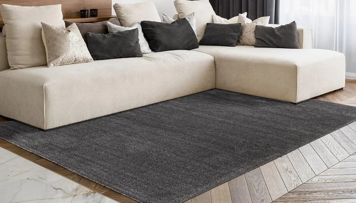 Teppich ARTE ESPINA Nila 100 Anthrazit Polypropylen Unifarben