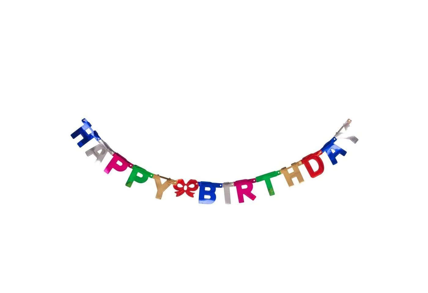 Idena Girlande Happy Birthday 155cm FSC-Mix