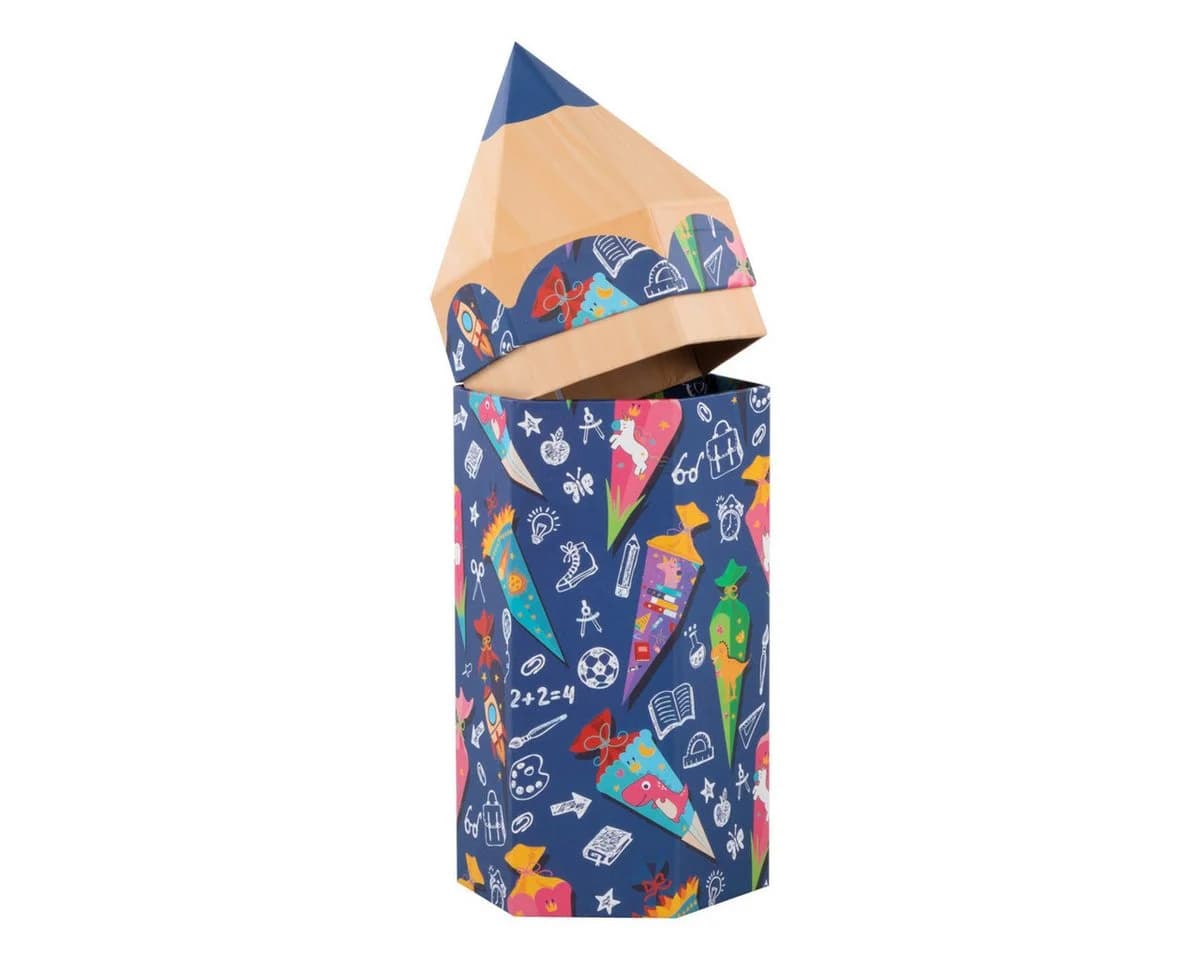 Idena Geschenkbox Stiftform Blau Schultüte - Bild 5