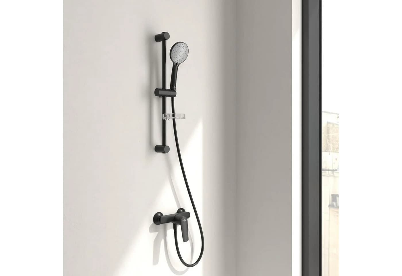 Villeroy & Boch Duscharmatur Oasis Duschset Matt Black