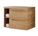 Lomadox Waschbeckenschrank LUTON-56-CRAFT 81 cm Wotan Eiche Nb. Bild 2