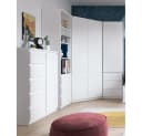 Lomadox Jugendzimmer-Set FORTALEZA-129 Weiß 4-tlg. mit Eck-Kleiderschrank Bild 2
