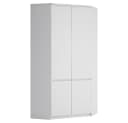 Lomadox Jugendzimmer-Set FORTALEZA-129 Weiß 4-tlg. mit Eck-Kleiderschrank Bild 3