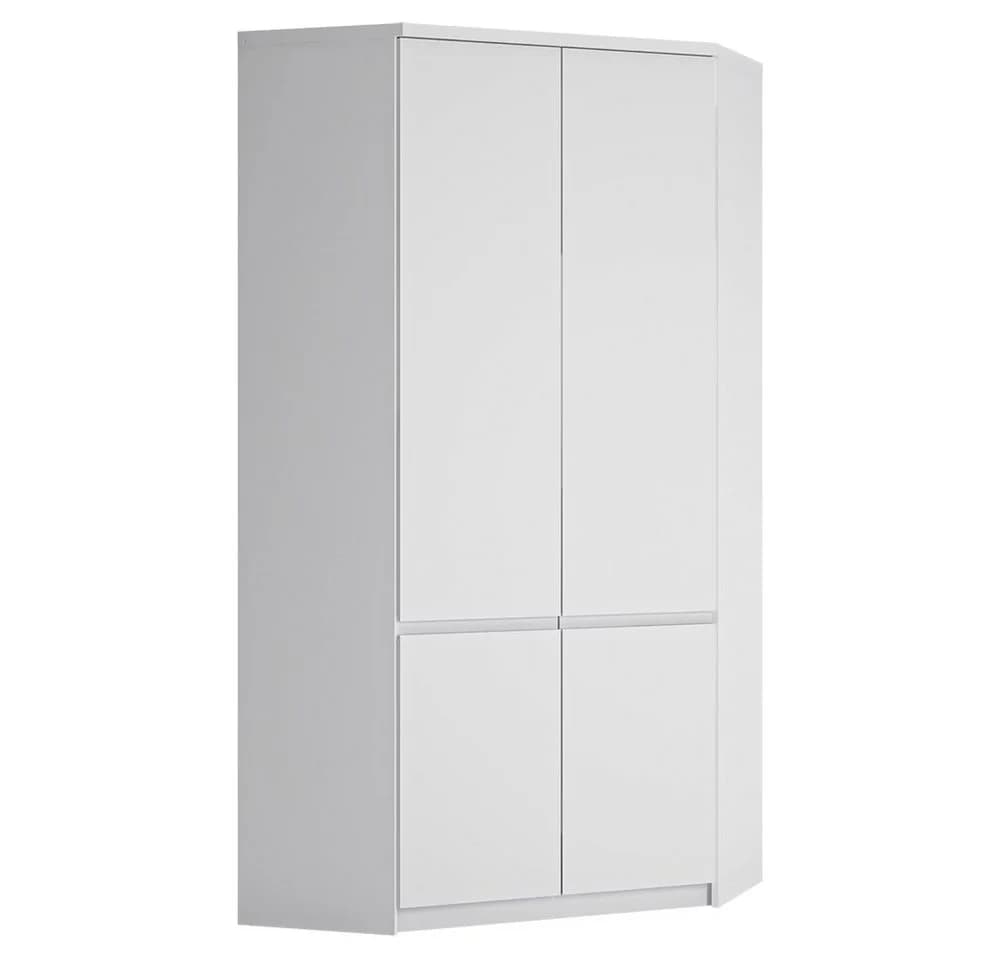Lomadox Jugendzimmer-Set FORTALEZA-129 Weiß 4-tlg. mit Eck-Kleiderschrank - Bild 3