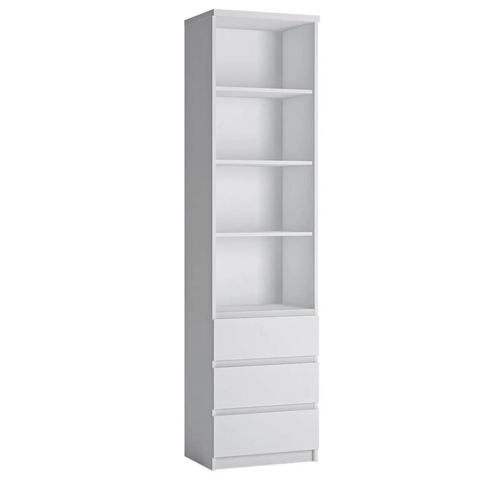 Lomadox Jugendzimmer-Set FORTALEZA-129 Weiß 4-tlg. mit Eck-Kleiderschrank - Bild 4