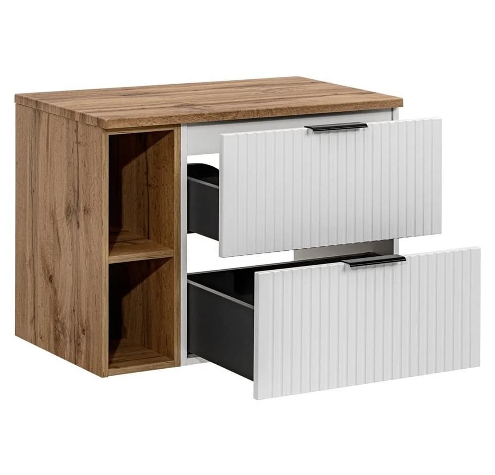 Lomadox Waschbeckenschrank ADELAIDE-56-WHITE 80cm - Bild 5