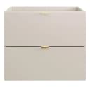 Lomadox Waschtischunterschrank DURANGO-56 Kaschmir 2 Schubladen Softclose Bild 5