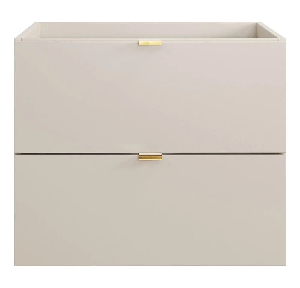 Lomadox Waschtischunterschrank DURANGO-56 Kaschmir 2 Schubladen Softclose - Bild 5