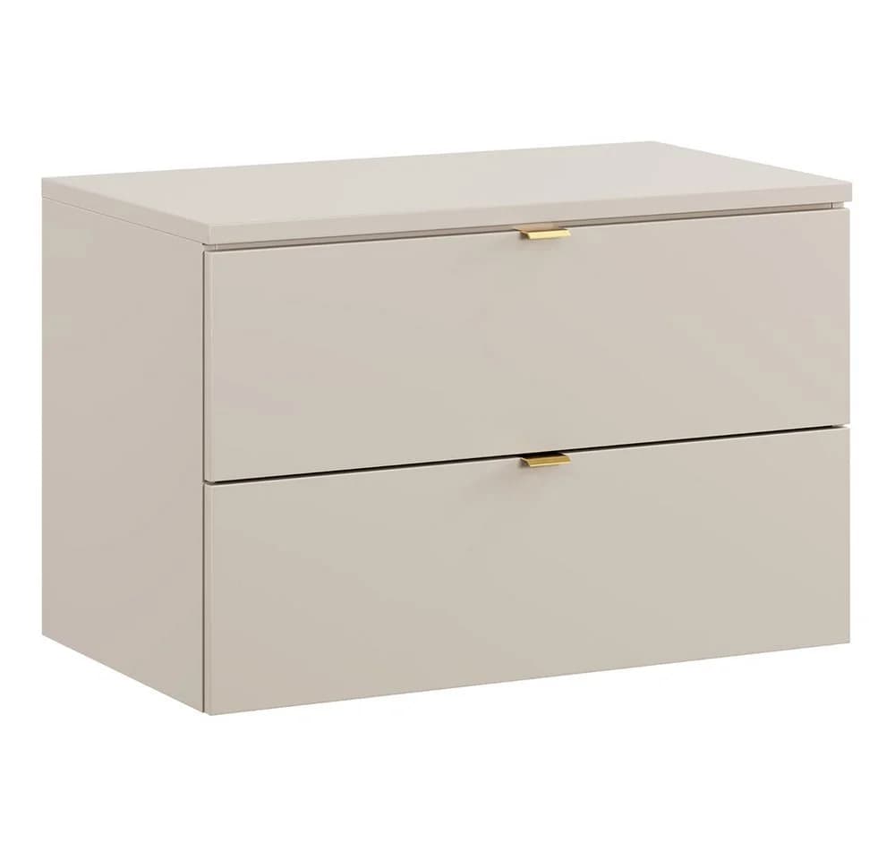 Lomadox Waschtischunterschrank DURANGO-56 Kaschmir 80cm Softclose - Bild 2