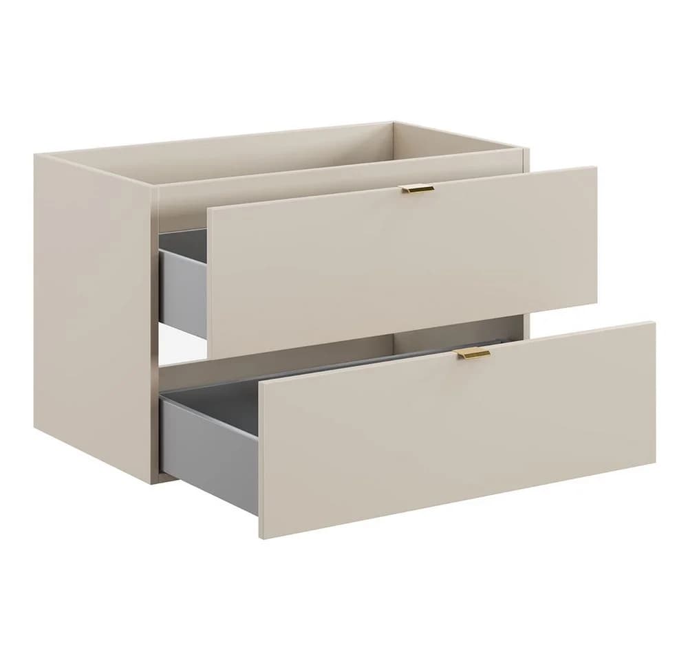 Lomadox Waschtischunterschrank DURANGO-56 Kaschmir 80cm Softclose - Bild 4