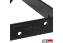 SO-TECH® Wandregalhalter Regalkonsolen mit Querstrebe zur Stabilisierung, 2-tlg., Schwarz Bild 4