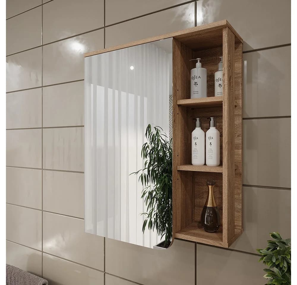 Moderner Badezimmerspiegelschrank in Blau - Bild 3
