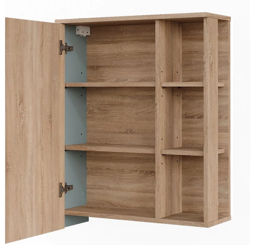 Moderner Badezimmerspiegelschrank in Blau - Bild 5