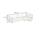 VitaliSpa® Kinderbett Minno Weiß Bodenbett Bild 1