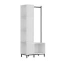 Vicco Garderobe Zinto Weiß 5 Ablagefächer Bild 1
