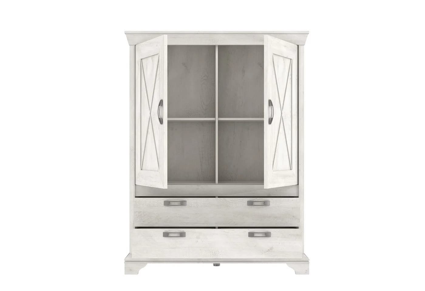 freiraum Stauraumschrank Kashmir Pinie Weiss - Bild 4