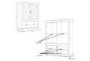 freiraum Stauraumschrank Kashmir Pinie Weiss Bild 5